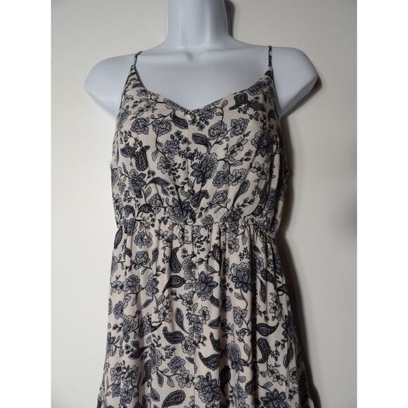 BB Dakota Tiered Maxi Dress Medium Tank Floral Boho Hippie Cottage Core - Picture 4 of 16
